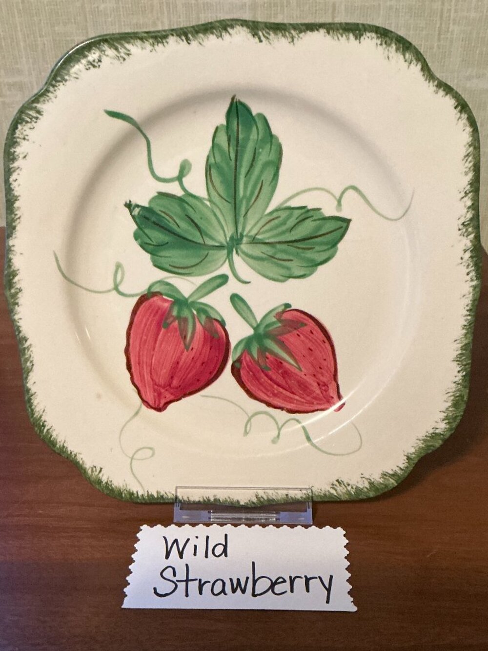 Blue Ridge Southern Pottery Wild Strawberry